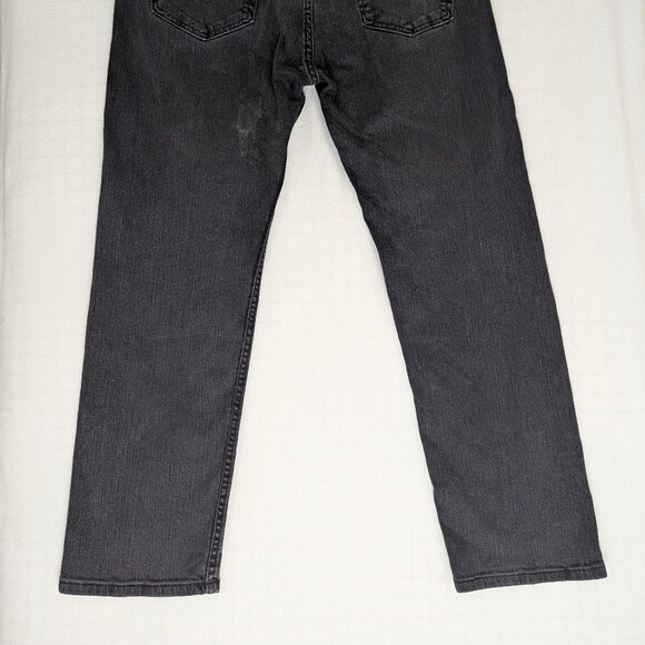 Levi’s 505 Men’s Regular Fit Black Jeans W36 L30 - Picture 9 of 16